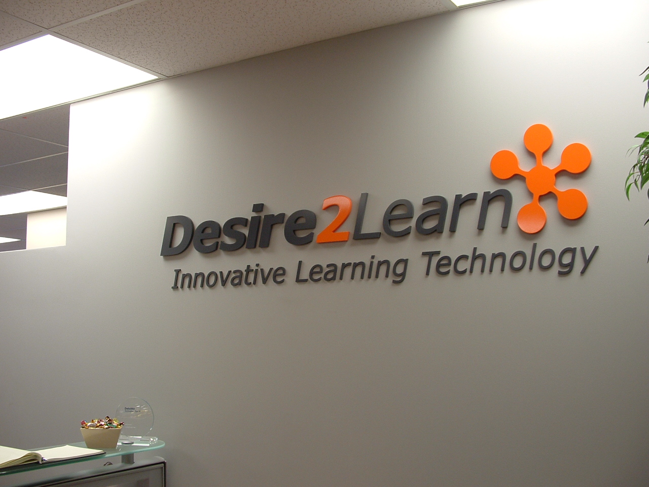 Desire to Learn - Reception Sign - The Sign Depot