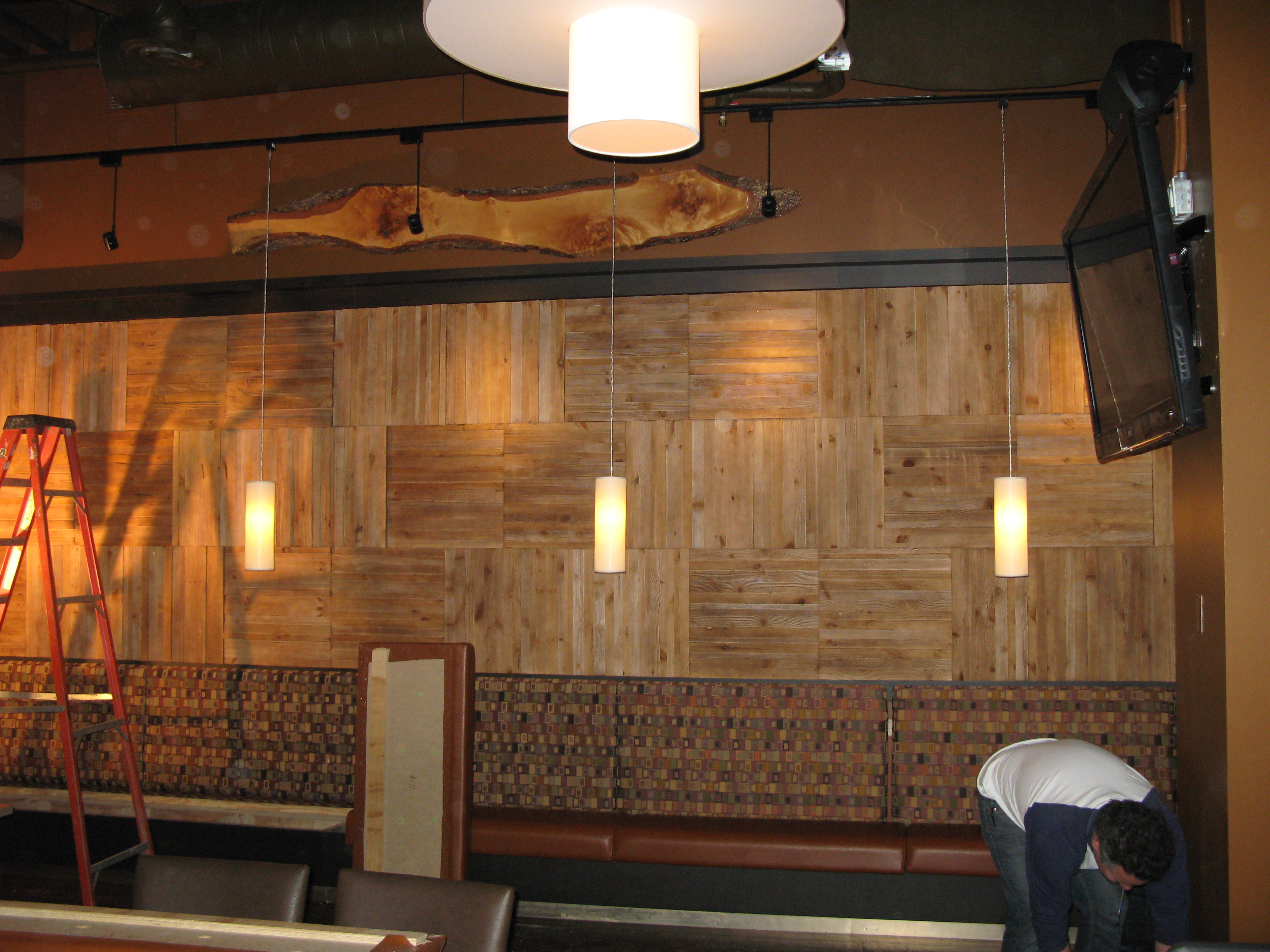wood wall feature