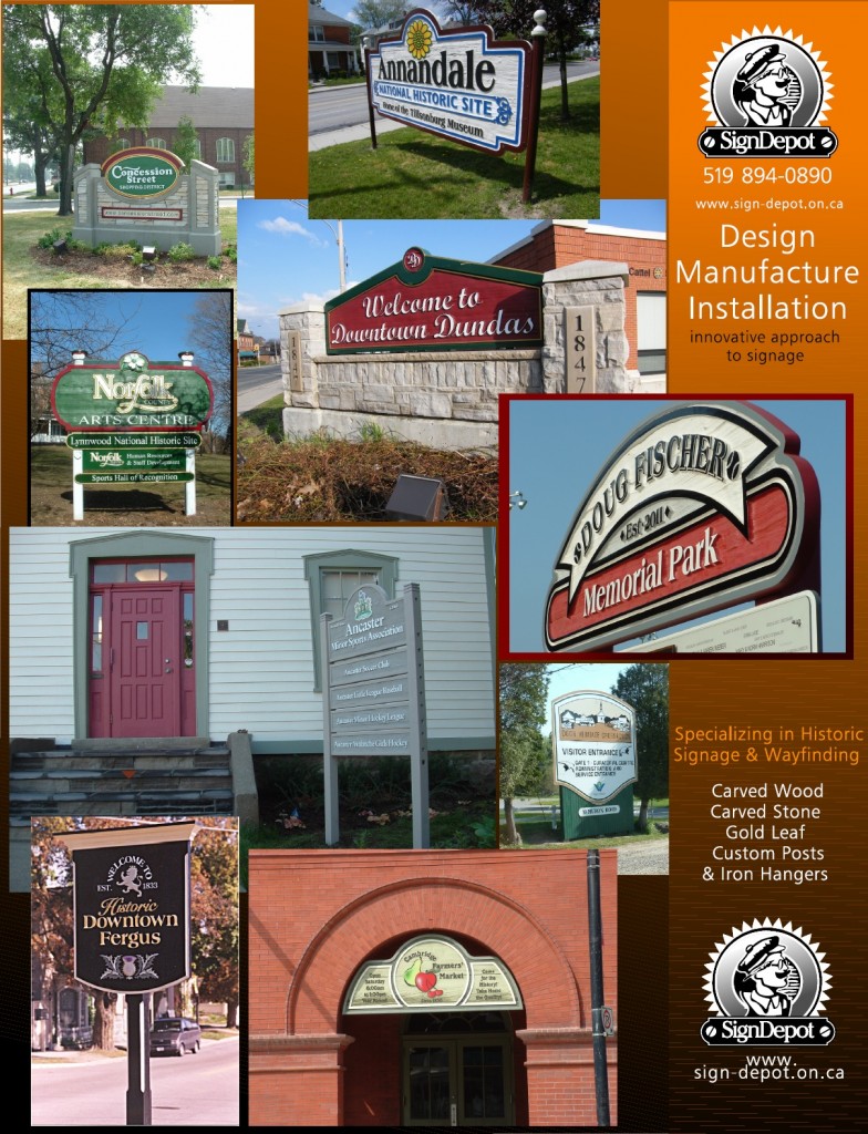 historic sign - The Sign Depot