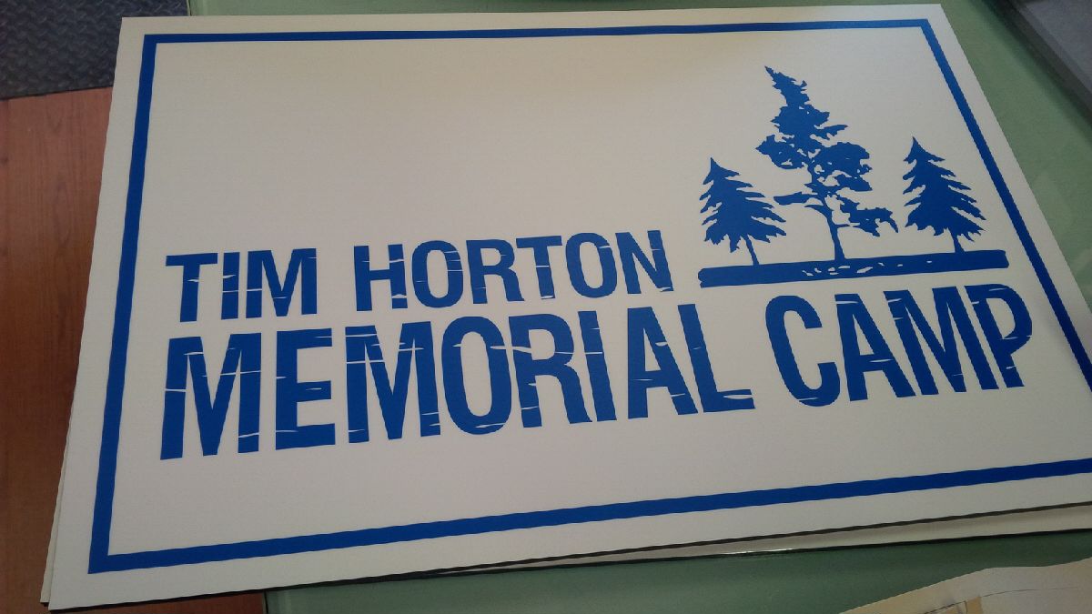 Custom Sign - Tim Horton Children's Foundation Memorial Camp - The Sign Depot
