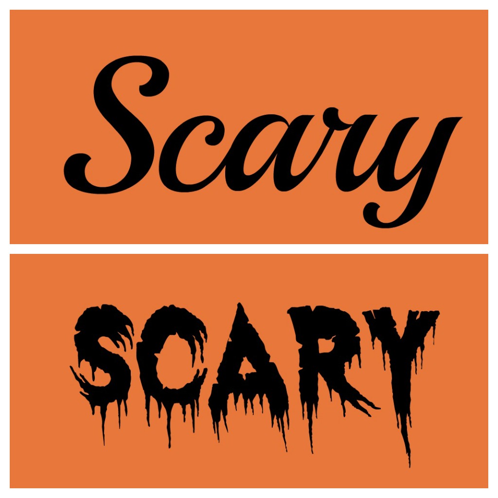 Scariest word. Scary шрифт. Хеллоуинский шрифт. Надпись Scary рисунок.
