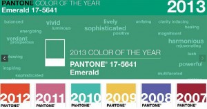 Pantone Colours Of The Year