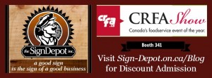 Restaurant Signage - The Sign Depot CRFA Show 2013