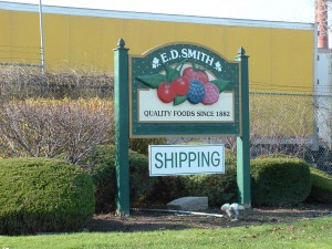 Custom Wood E.D.Smith Sign - The Sign Depot