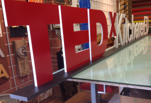 Dimensional Letters - TedxKitchener - The Sign Depot