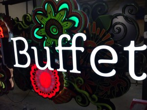 3 Dimensional Signs - Grand Buffet - Casino Sign - The Sign Depot