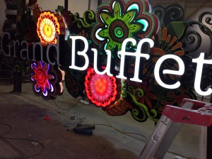 3 Dimensional Signs - Grand Buffet - Casino Sign - The Sign Depot